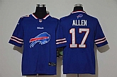 Nike Bills 17 Josh Allen Royal Team Big Logo Vapor Untouchable Limited Jersey,baseball caps,new era cap wholesale,wholesale hats